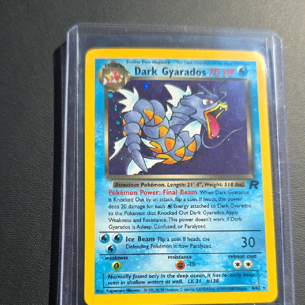 Dark Gyarados Pokémon Card